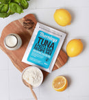 Thornleys 100% Natural - Gluten Free Tuna & Pasta Bake Mix. This Sauce Mix is extremely tasty; the subtle use of herbs brings out the flavour of the tuna.